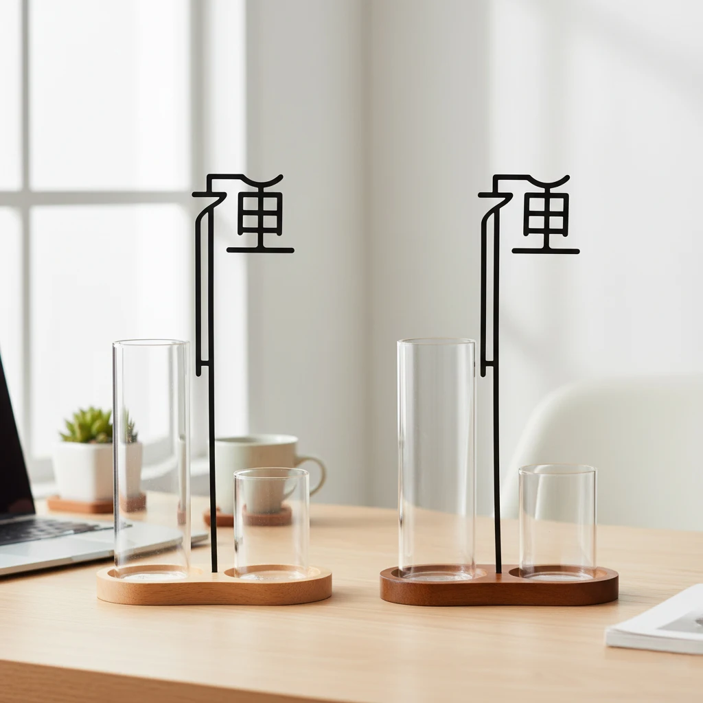 Chinese Zen Incense Holder Anti-Ash Flying Incense Burner with Glass Ash Catcher and Incense Sticks Organizer Home Decor