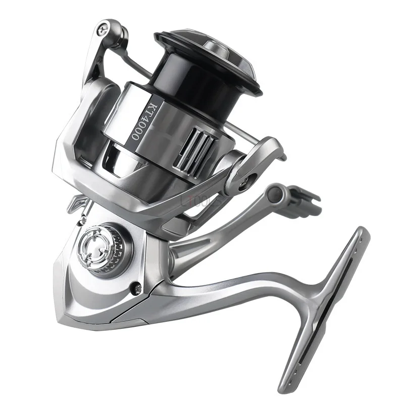 Metal Spinning Fishing Reel 5KG Max Drag 5+1 Ball Bearings Aluminum Spool Drag Saltwater Fishing Any Fish Species Fishing Line