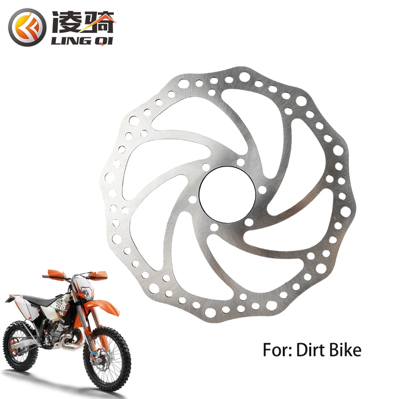 LINGQI 180MM Thickness Mountain Bike Hydraulic Disc Rotors Plate for Dirt Pit Bike Off Road Motorbike Electric Bicycle Parts