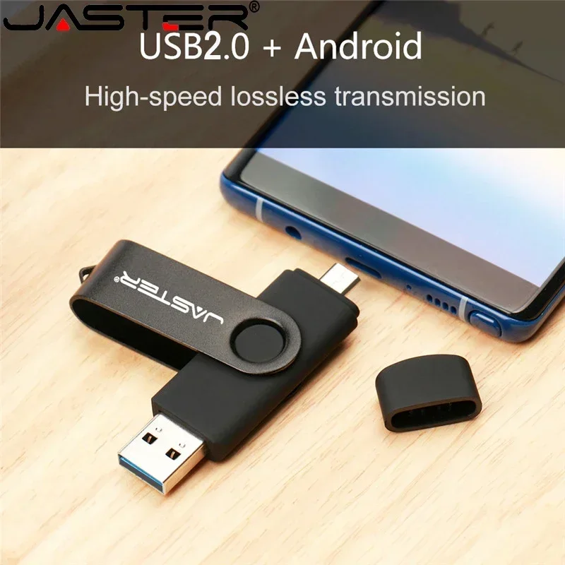 10pcs/lot 3in1 High Speed USB flash drive OTG Pen Drive 64GB Adapter 16GB Micro USB stick External Storage Give away type-c gift