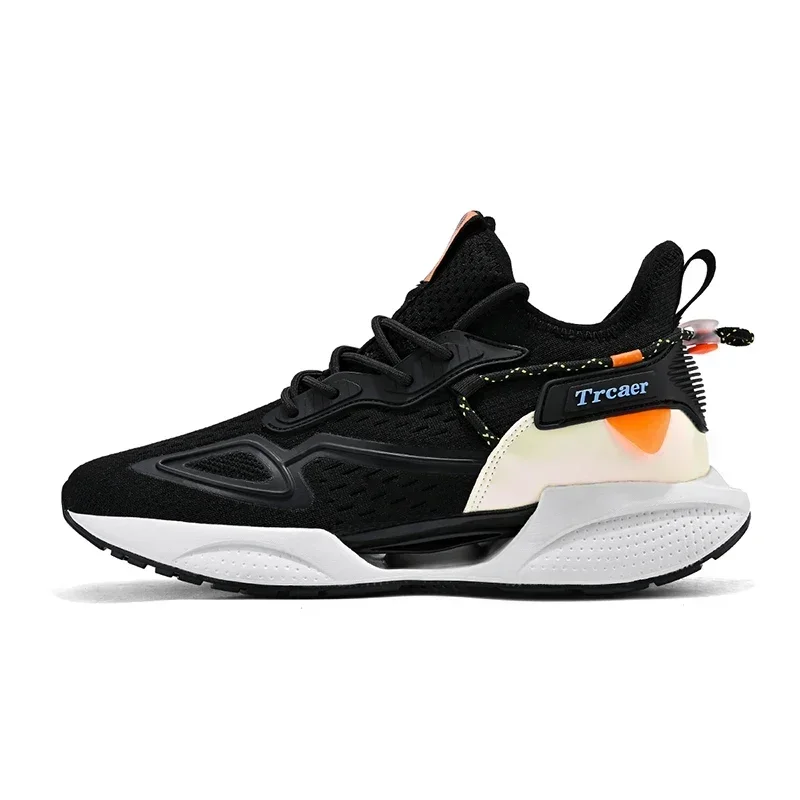 Sneakers Men High-quality Running Shoes with Popcorn Shoe Comfortable Unisex Running Walking Casual Tennis Shoe Breathable Light