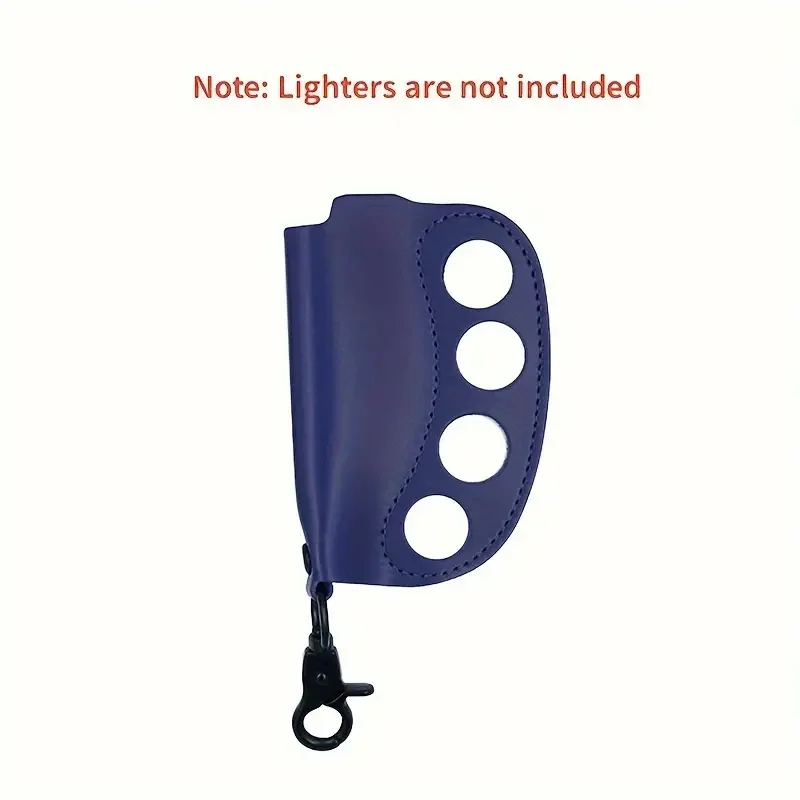 1pc, Premium Lighter Case, Portable Protective Lighter Cover Case, Reusable Lighter Case For Regular Lighters - With Keychain Si