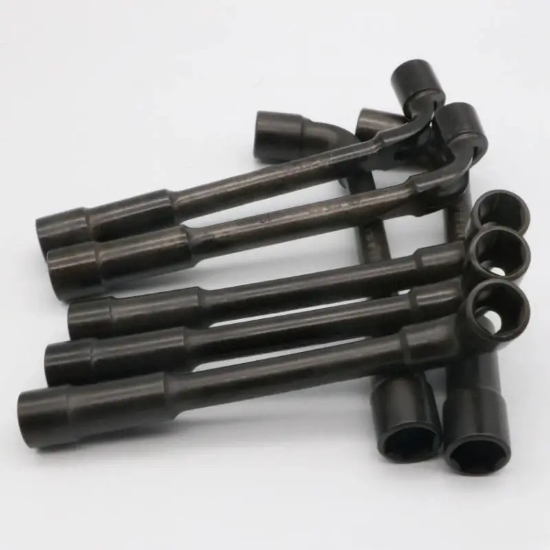 L Shaped Hardware Pipe Wrench 7 Elbow Perforated Manual Professional Durable Plumber Tool Home Repair