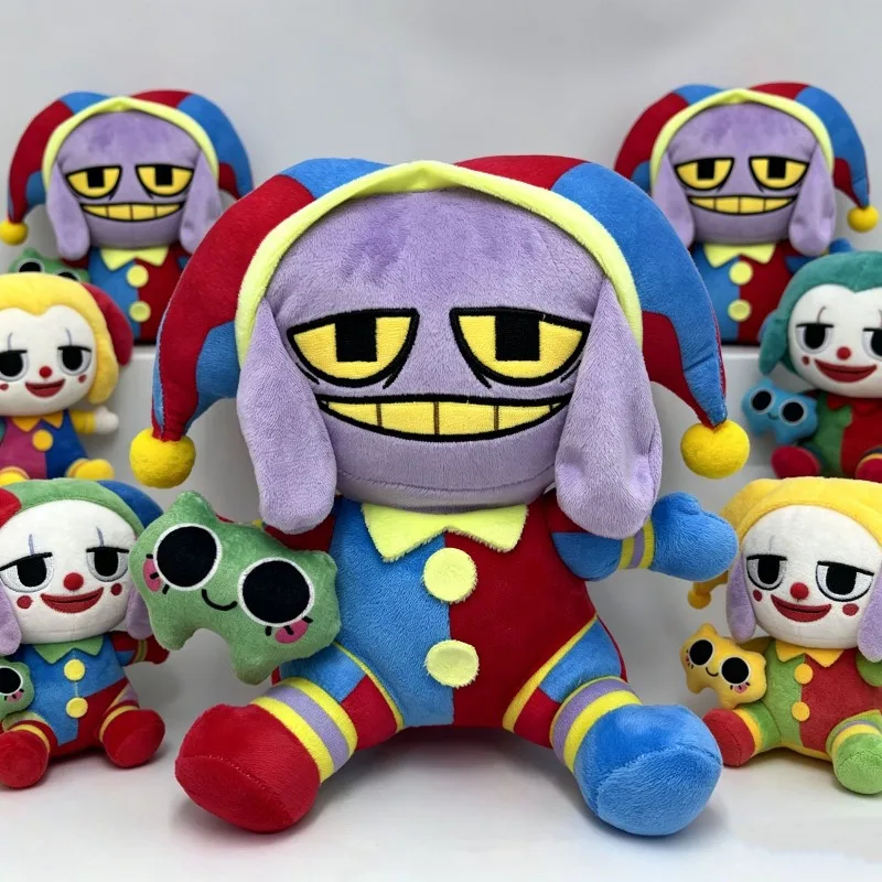 23CM Cute The Amazing Digital Circus Series Plush Toy Cartoon Kawaii Character Creativity PP Cotton Filling Stuffed Toy Gift