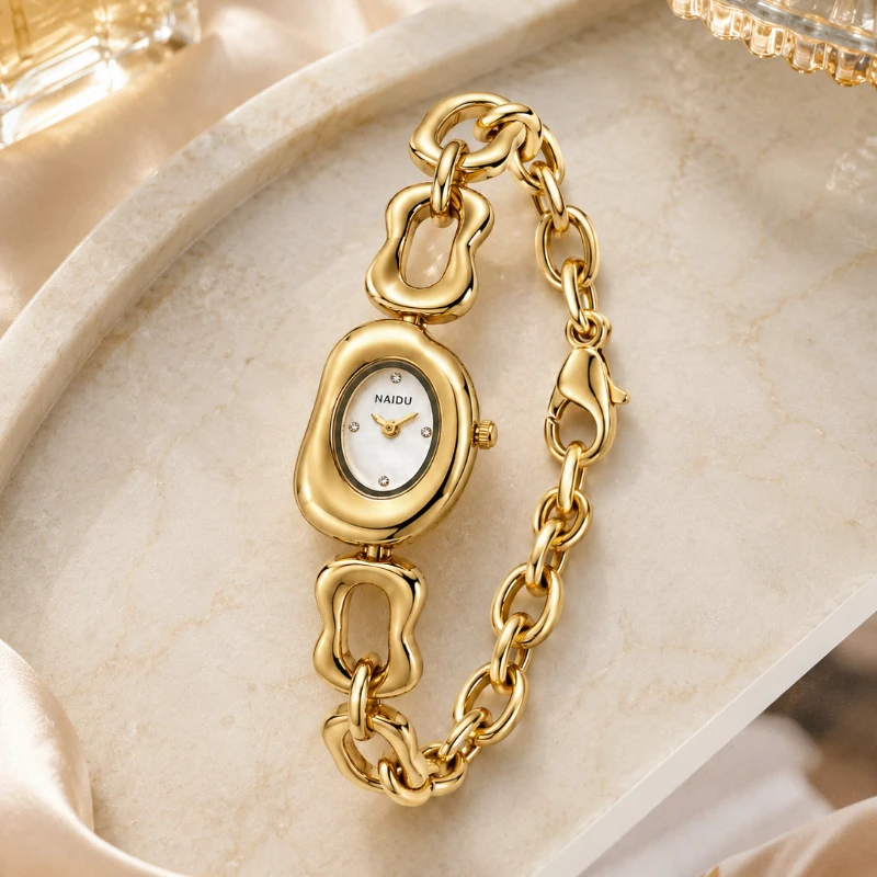 Fashion Irregular Women Bracelet Watches Luxury Quartz Ladies Wristwatch Elegant Female Clock Gift for Women Reloj Para Mujer