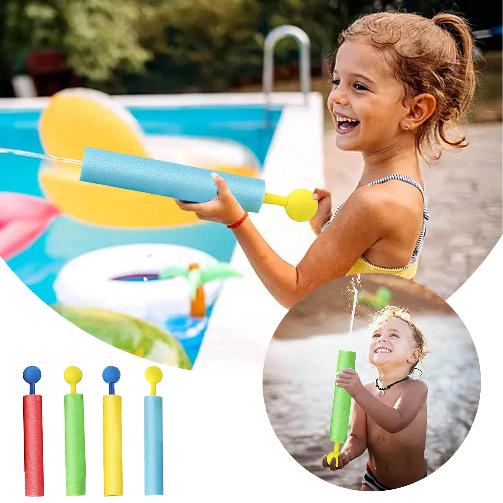 

Battery Squirt for Adults Kids Water Water Sprayer Water Foam Color Perfect For Kids Outdoor Water Toys Hot Potato Water Game