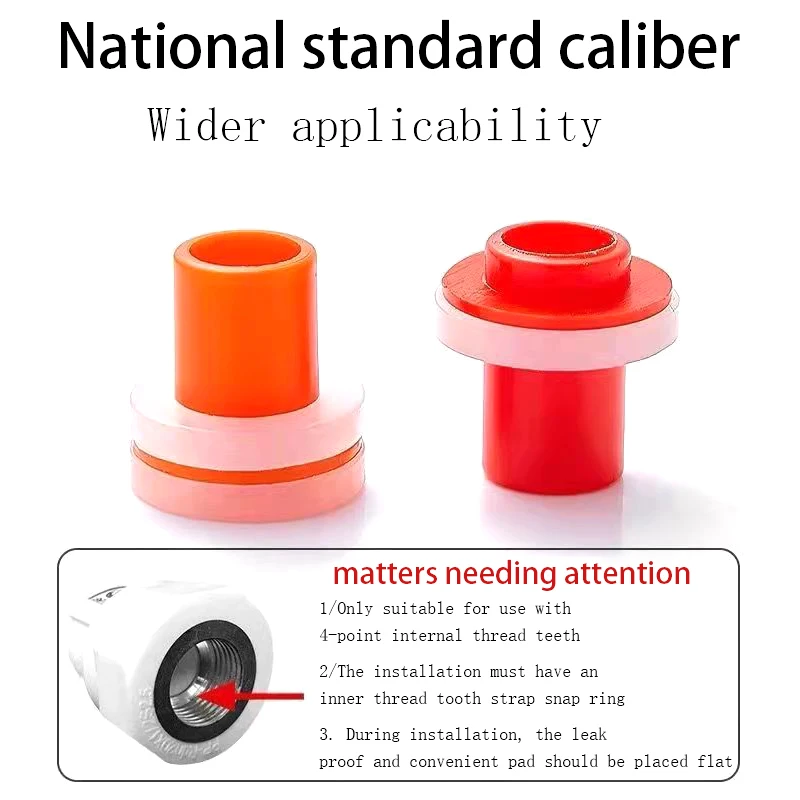 20PCS Faucet Pipe Plugs Leak-proof Sealing Gaskets Free Tape Triangle Valve Prevent