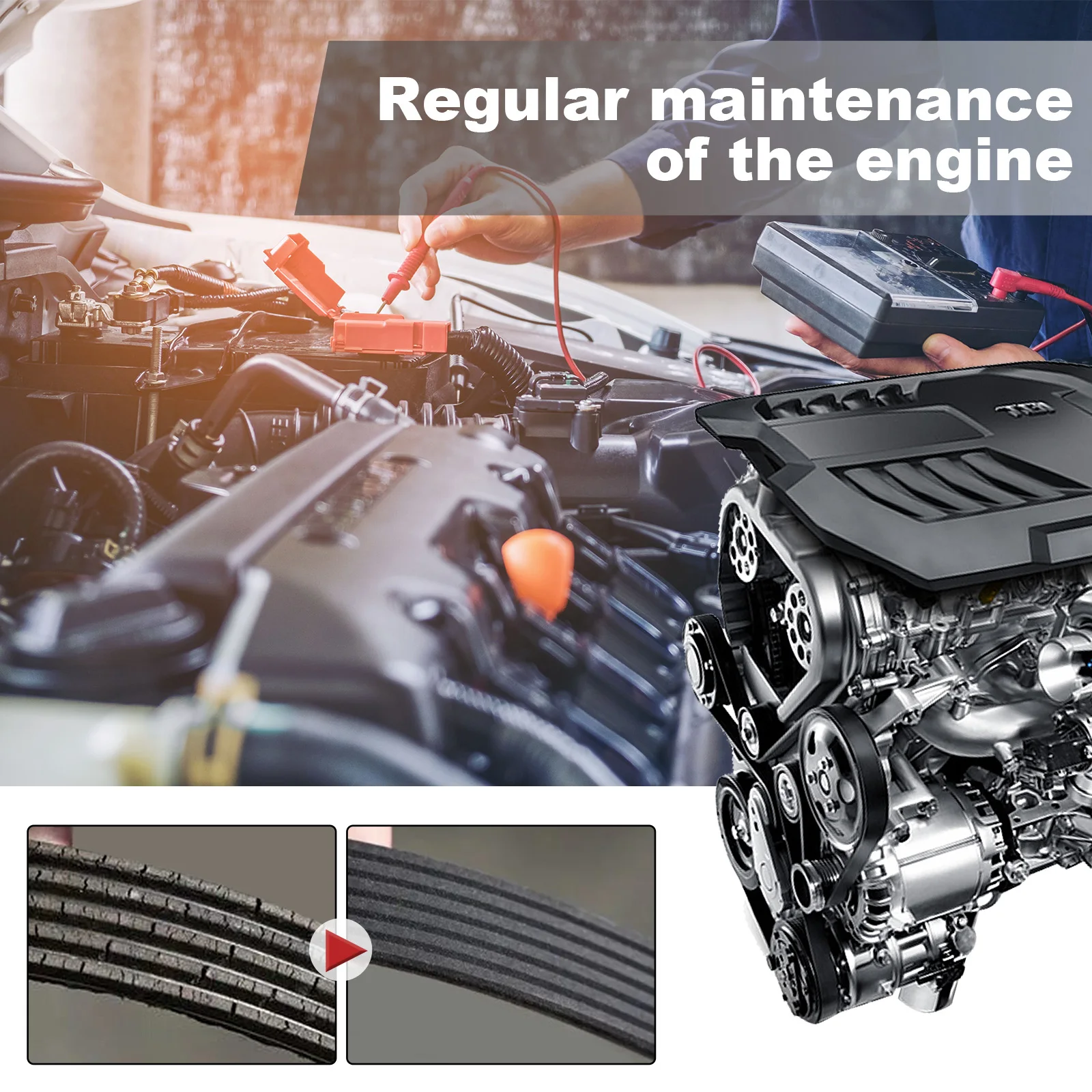 Car Belt Noise Spray Engine Silencer Lubricant Reduce Friction Soften Rubber Seal Prolong Belt Life Auto Belt Protection Agent
