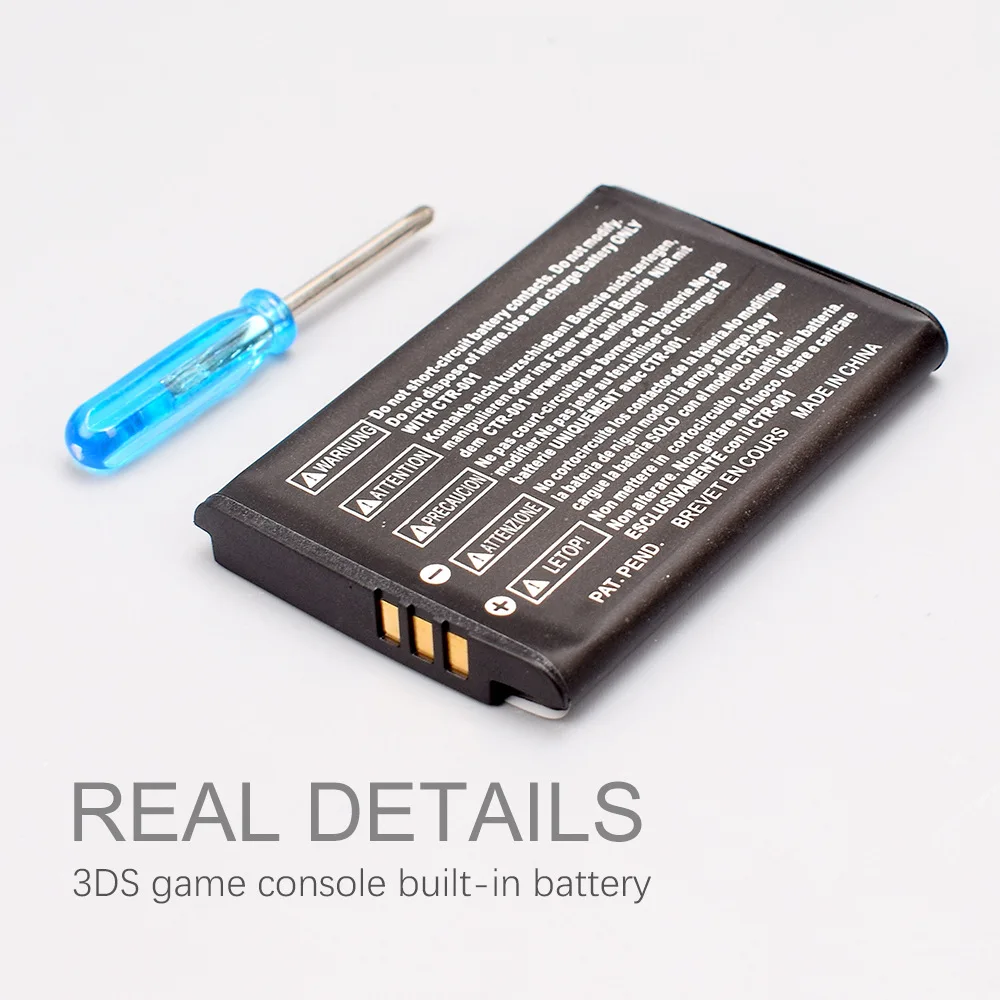 CTR-003 2000mAh lithium battery For Nintendo 2DS 3DS NEW 2DS XL Battery CTR-003 For Nintendo 3DS N3DS Gamepad Controller view 2
