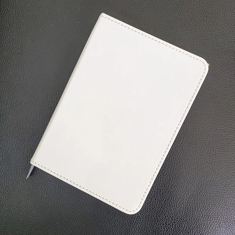 

10PCS Blank Leather Notebooks Sublimation Notebook A6 SIZE 100-Sheets Double-sided Printted Note book