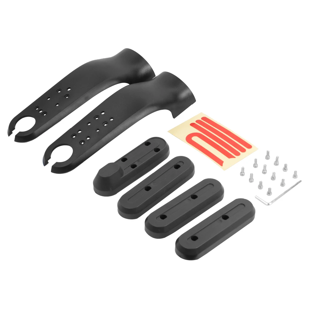 Für Xiaomi Mijia MI M365 1S Pro E-Scooter Reifen Splash Fender Sets Gabel Schutzhülle Radnabe kappe Reflektierende Schalen – Detail 9