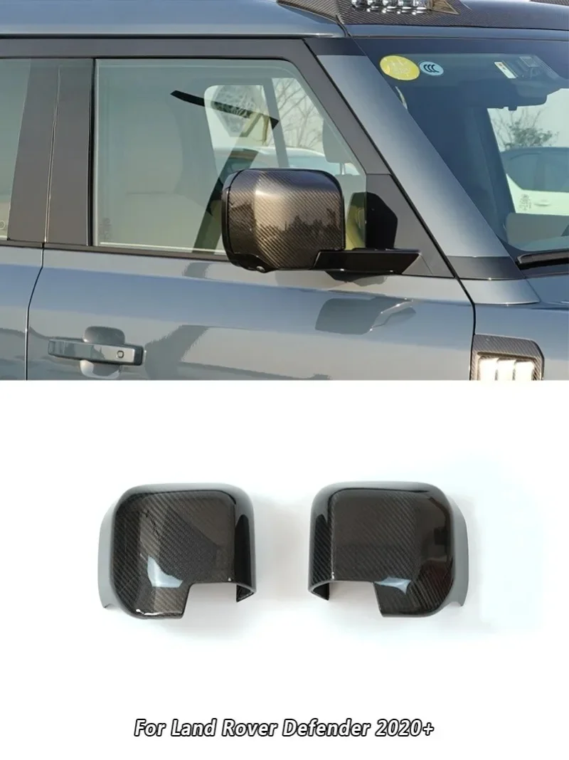 Suitable for Land Rover New Defender Carbon Fiber Sight Mirror Rear Mirror Shell Buckle Replacement Non-destructive