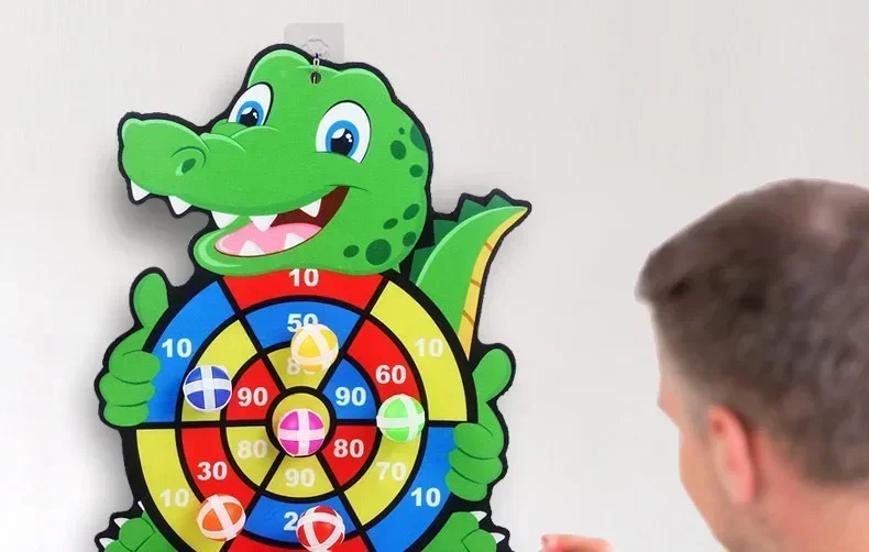 Lernspiele Dartscheibe Stickey Ball Dart Kinderspielzeug Kind Montessori Spiele Indoor-Sport für Kinder Montessori Spielzeug Geschenk – Detail 4