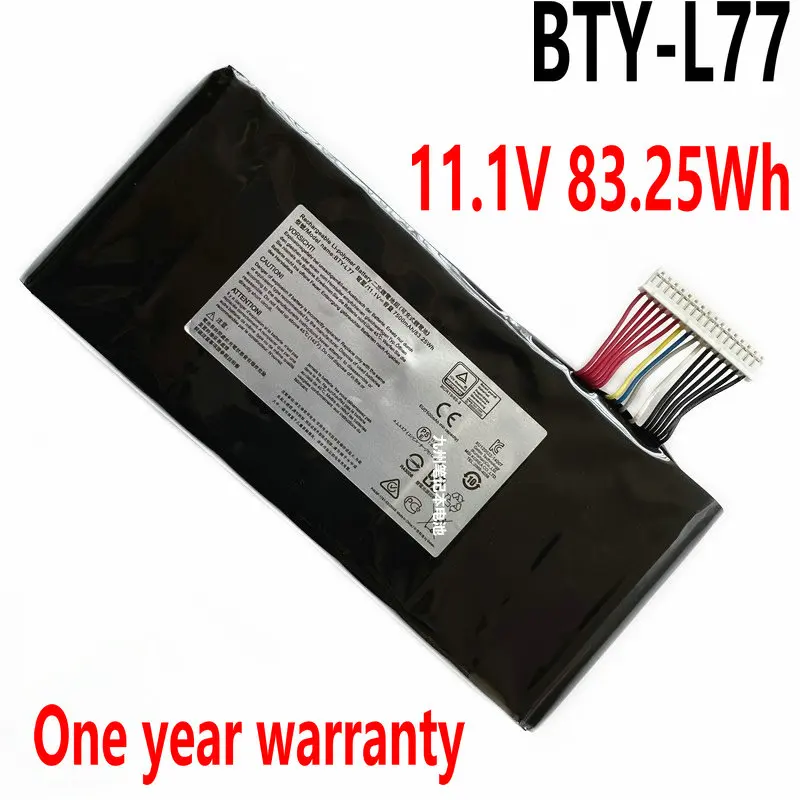 

New BTY-L77 Laptop Battery For MSI GT72 2QD GT72S 6QF GT72VR WT72 MS-1781 MS-1782 MS-1783 2PE-022CN 2QD-1019XCN 2QD-292XCN