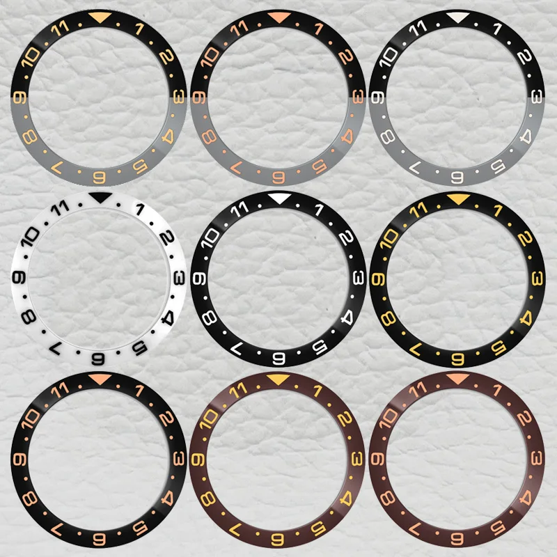 Mod 38mmX30.7mm Anello inserto lunetta in ceramica NH35 adatto per orologi subacquei da uomo impermeabili 20ATM Accessori parti personalizzate