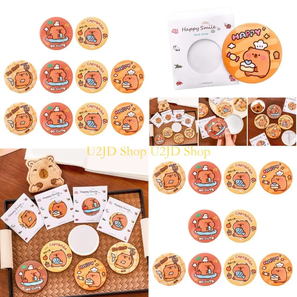 Miroir poche U2JD, miroir cosmétique compact miroir vanité vanité