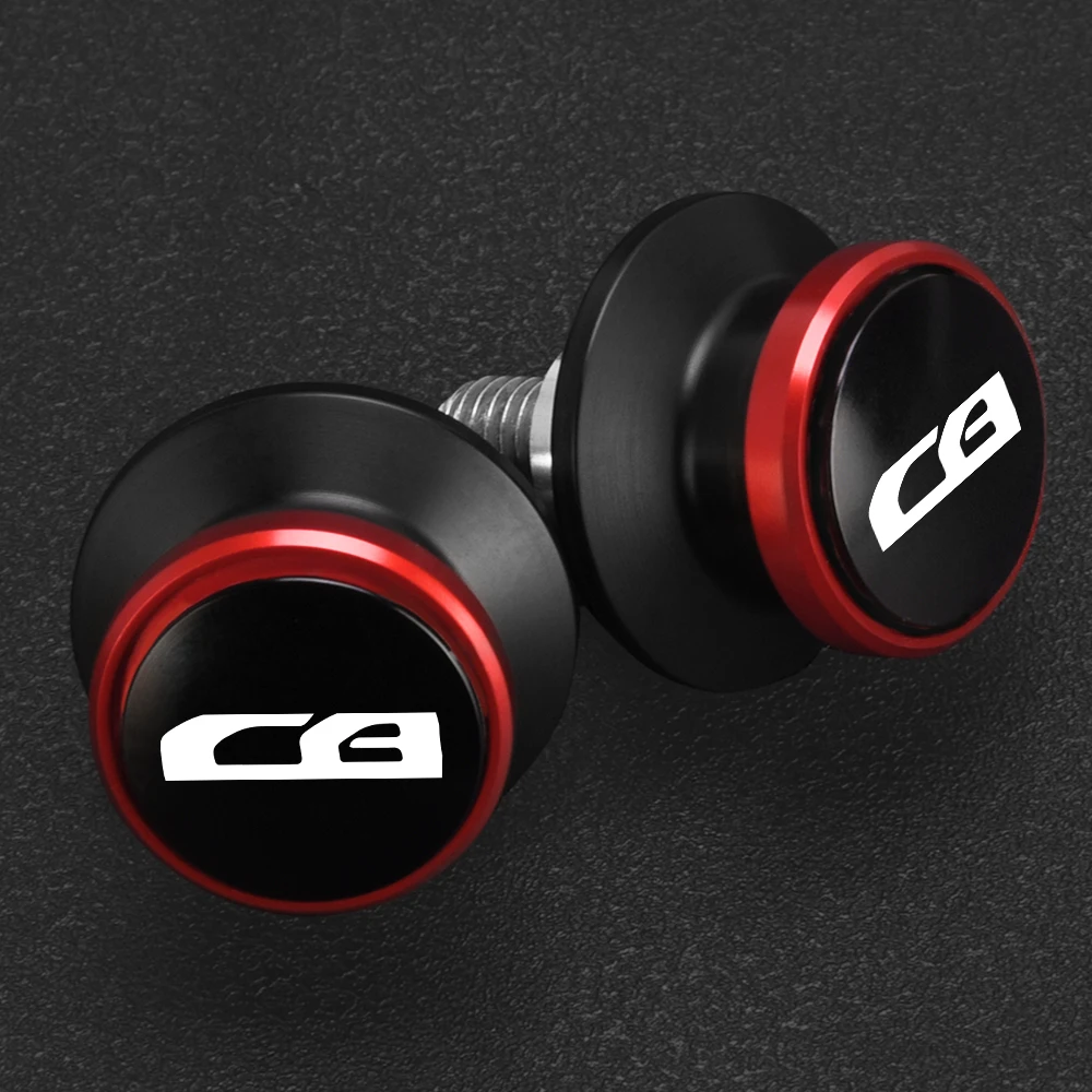 

For Honda CB 125 190 250 599 600 919 900 1100 400 1000 CB400 Motorcycle Accessories 8MM Swingarm Spools Stand Screws Sliders