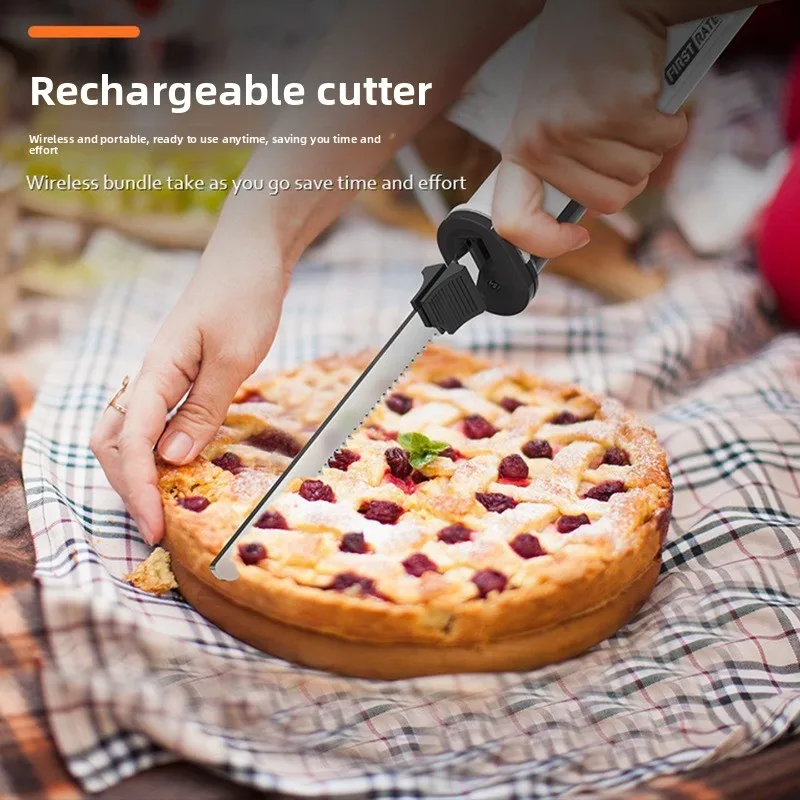 Electric bread knife, household cake West Point bakery frozen meat stainless steel electric bread knife
