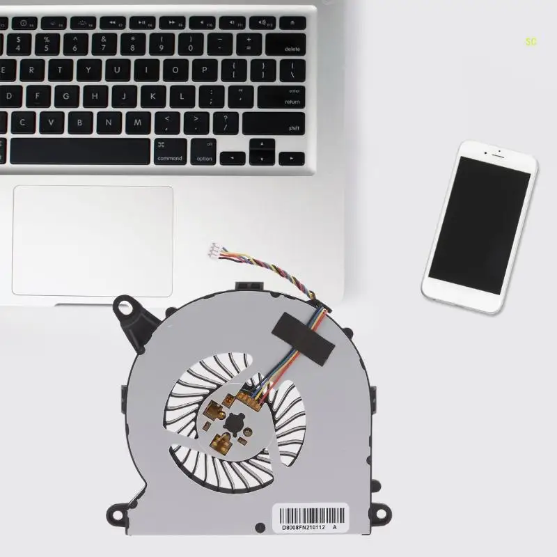 مروحة وحدة المعالجة المركزية لـ Intel-NUC8I7BEH NUC8 BSC0805HA-00 1Z24L9R Noteboo Cooler دروبشيبينغ