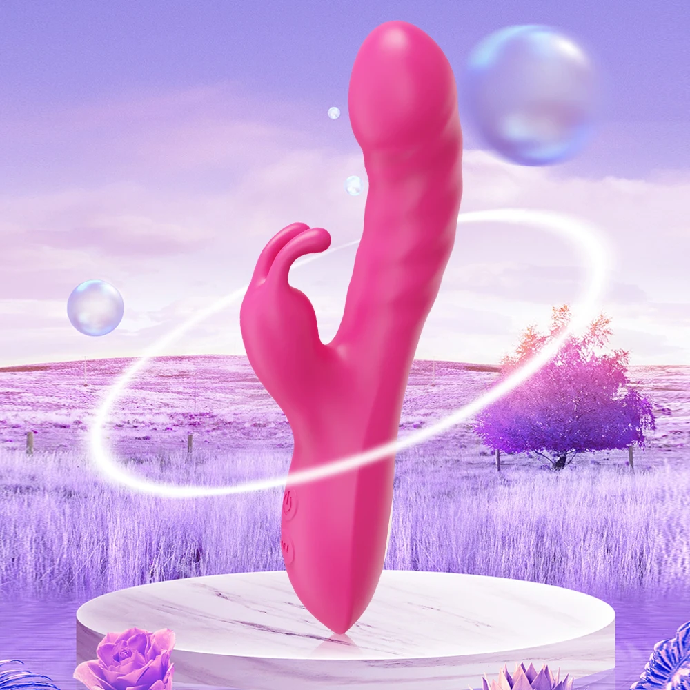 Kaninchen-Vibrator für Frauen, Nippel, Klitoris-Stimulator, Vibration, Vagina-Vibrator, Dildo-Vibrator, Erwachsene, Sexspielzeug, Produkte 18