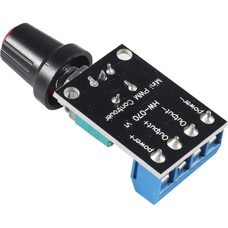 10-50 Régulateur De Tension PWM DC, 6 stuks, 5V 12V 10A, Régulateur De Vitesse De Moteur, Variateur LED Continu, Puissance