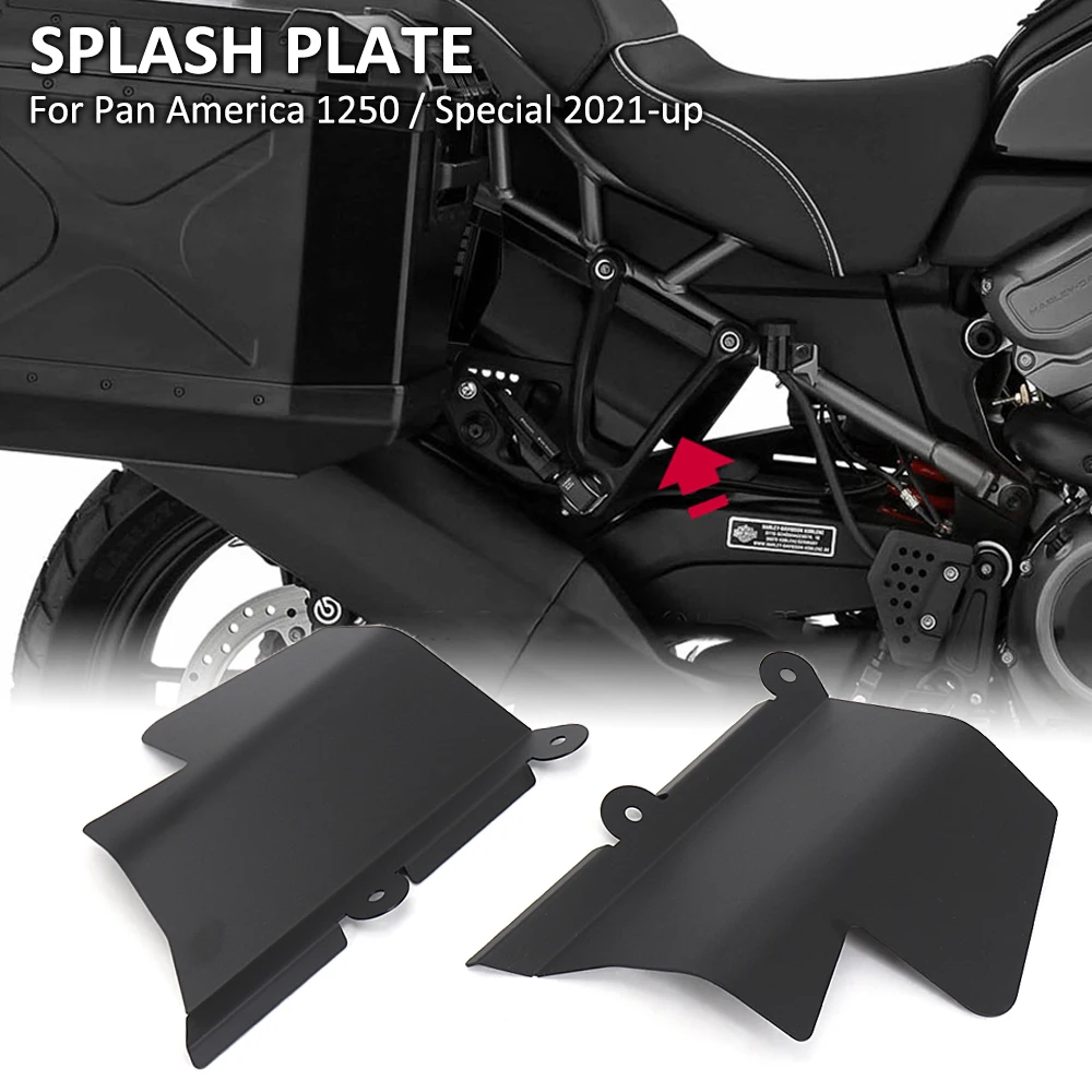 New For RA1250 PA1250 Pan America 1250 S / Special 2021-UP Motorcycle Rear Passenger Splash Side Plate Rear Wheel Fender Muffler