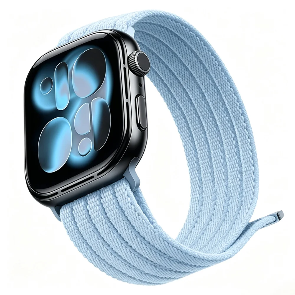 Nylon Sport Straps for Apple Watch Bands 40mm 44mm 46mm 45mm 42mm 49mm Brecelet iWatch Series SE 11 10 9 8 7 6 Accessories