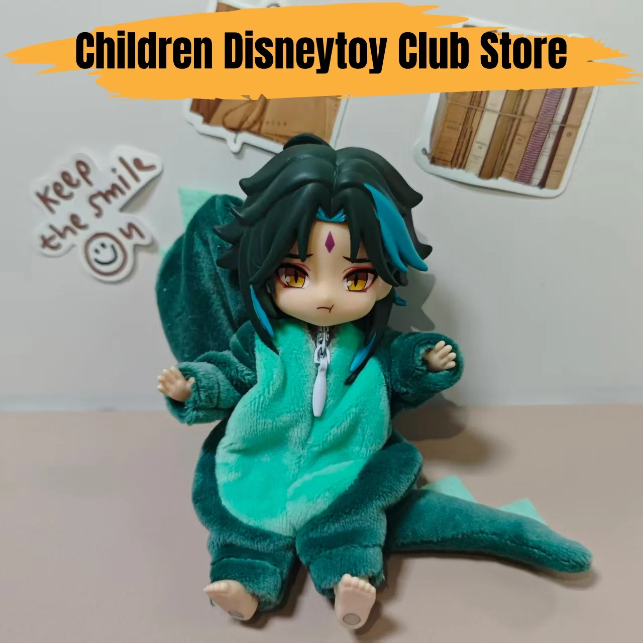 Ob11 1/12 Genshin Impact Anime Xiao BJD Model Doll Action Figure Model Figurine Decoration Toys Dinosaur Costume