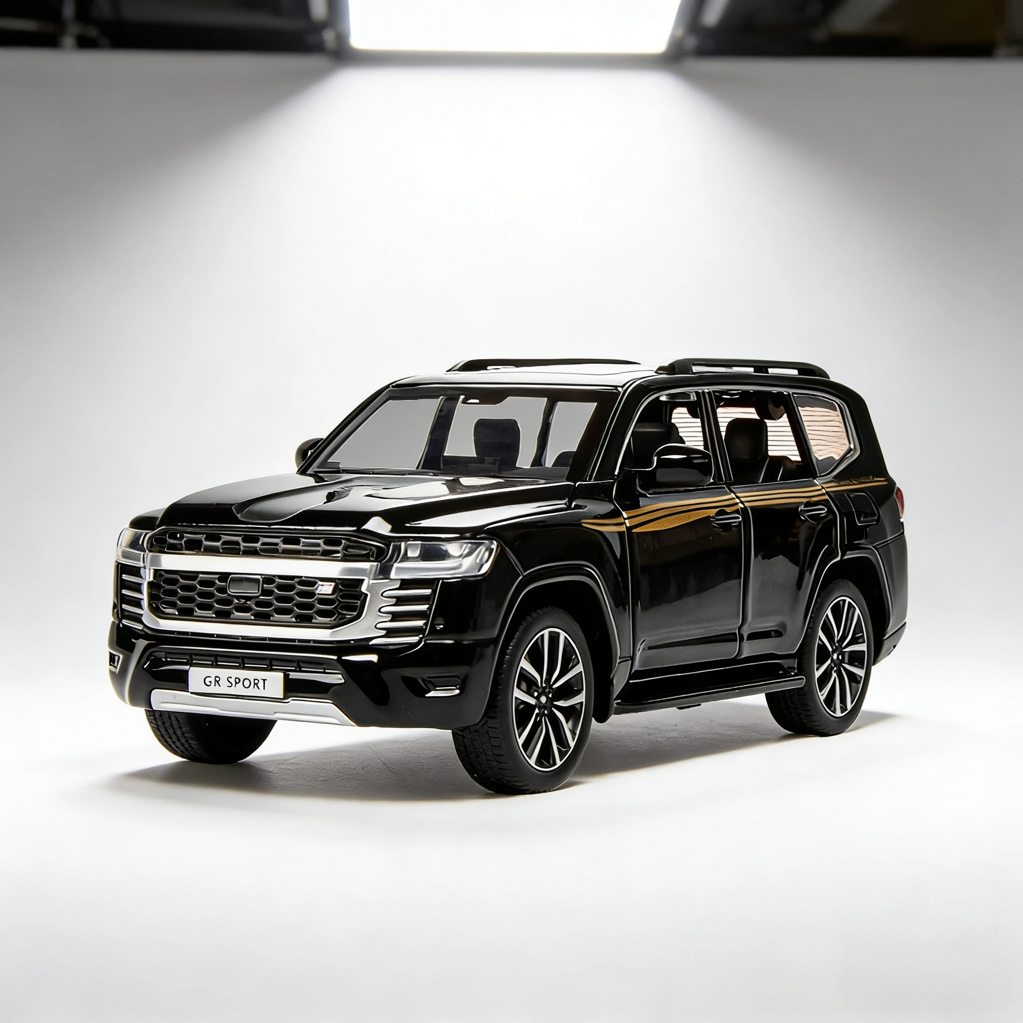 

Модель внедорожника LC300GR из сплава, масштаб 1:32, спортивная версия, персонализированное украшение, игрушка, подарок