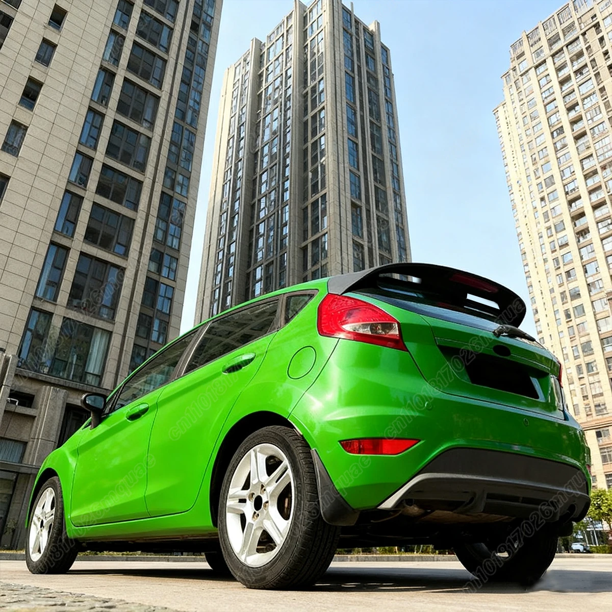 لفورد فييستا MK6 MK7 2008 2009 2010 2011 2012 2013 2014 2015 2016 2017 ST نمط السيارات الخلفية العلوي الثابتة الجناح طقم الديكور