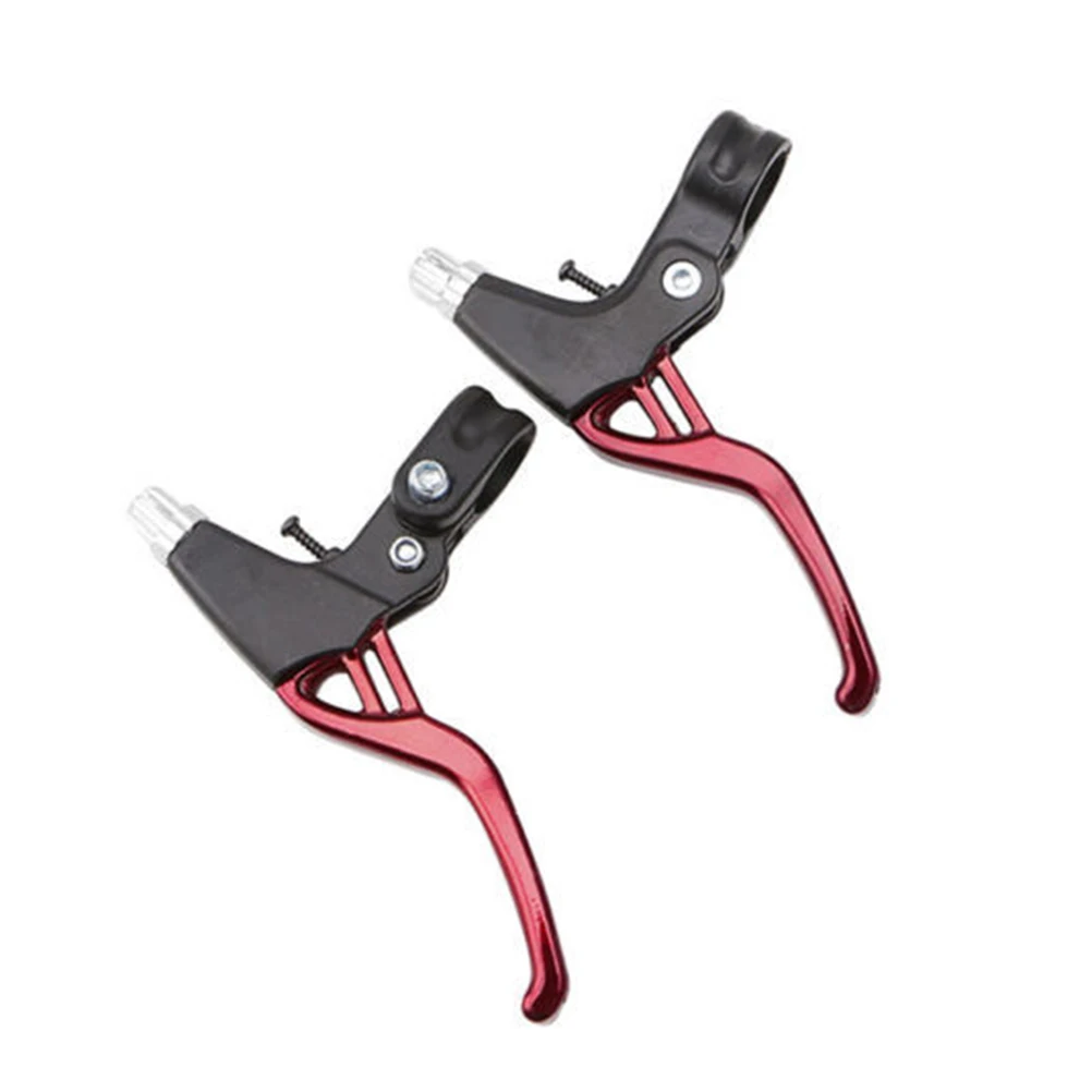 

1 Pair Universal Bike Brake Lever Handlebar Hand Brakes For Mountain Road Bicycle Lightweight Emergency Safety Red