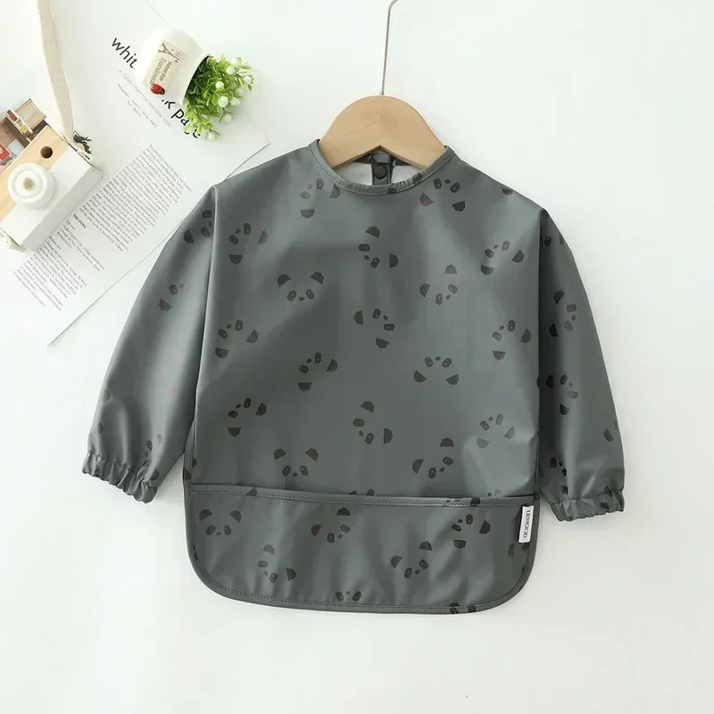 Baby Waterproof Long Sleeve Bibs, 1-3Y