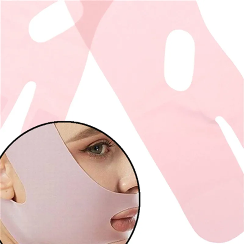 1 قطعة الخامس خط الوجه النساء الوجه التخسيس ضمادة الذقن الخد رفع حزام مكافحة مدلك الوجه الجمال أدوات العناية بالوجه اكسسوارات #1