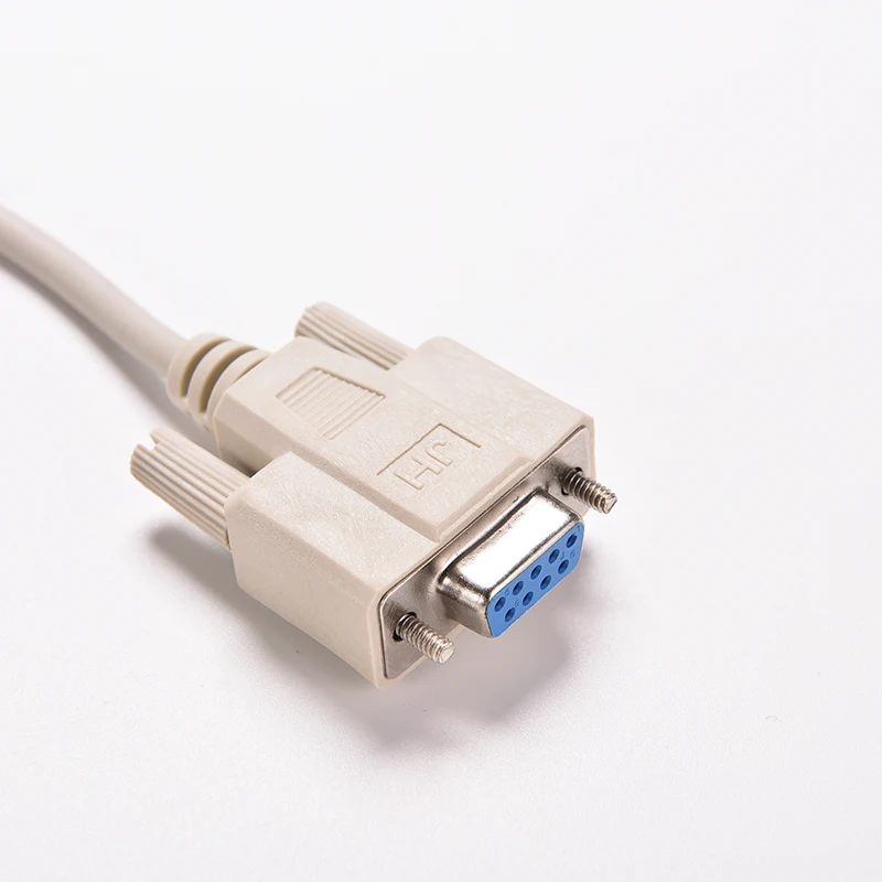 1 قطعة 5ft F/F المسلسل RS232 Null مودم كابل أنثى إلى DB9 FTA عبر اتصال 9 دبوس COM محول البيانات ملحقات الكمبيوتر