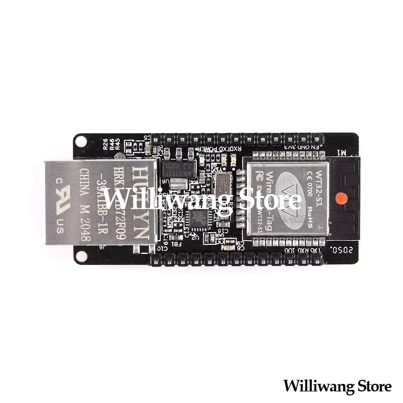 2PCS NEW WT32-ETH01Embedded Serial Port to Ethernet/WiFi Bluetooth MCU Module ESP32 Wireless Module