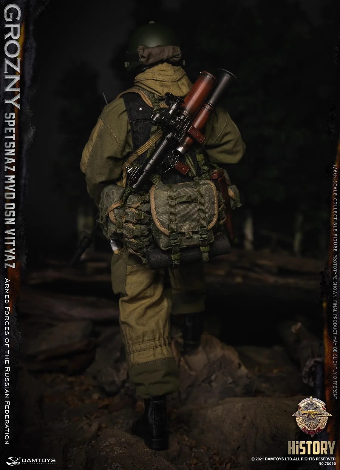 DAMTOYS DAM 78090 1/6 Soldato Bambola SPETSNAZ MVD OSN Vityaz GROZNY Set Completo 12 \'\'Action Figure Modello Giocattolo In Magazzino