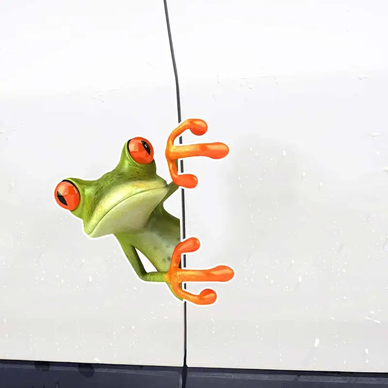 

Frog Cartoon Animal Car Sticker Waterproof Styling Automobiles Motorcycle Exterior Accessories Vinyl Decals S532