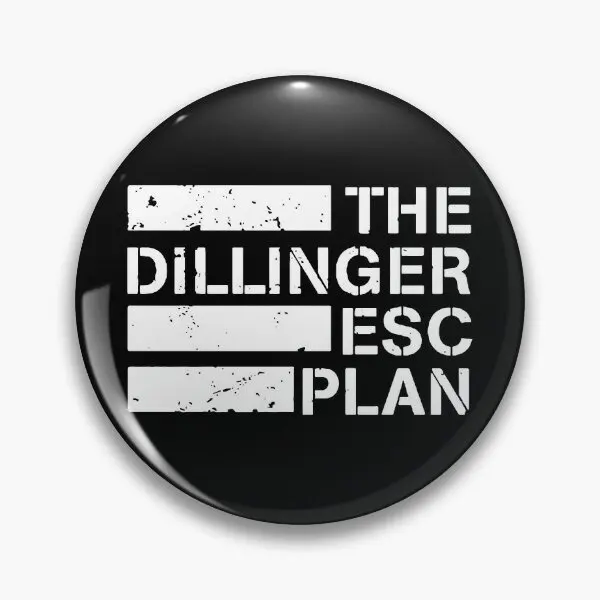 The Dillinger Escape Plan  Soft Button Pin Metal Creative Funny Brooch Collar Women Clothes Decor Jewelry Hat Gift Fashion