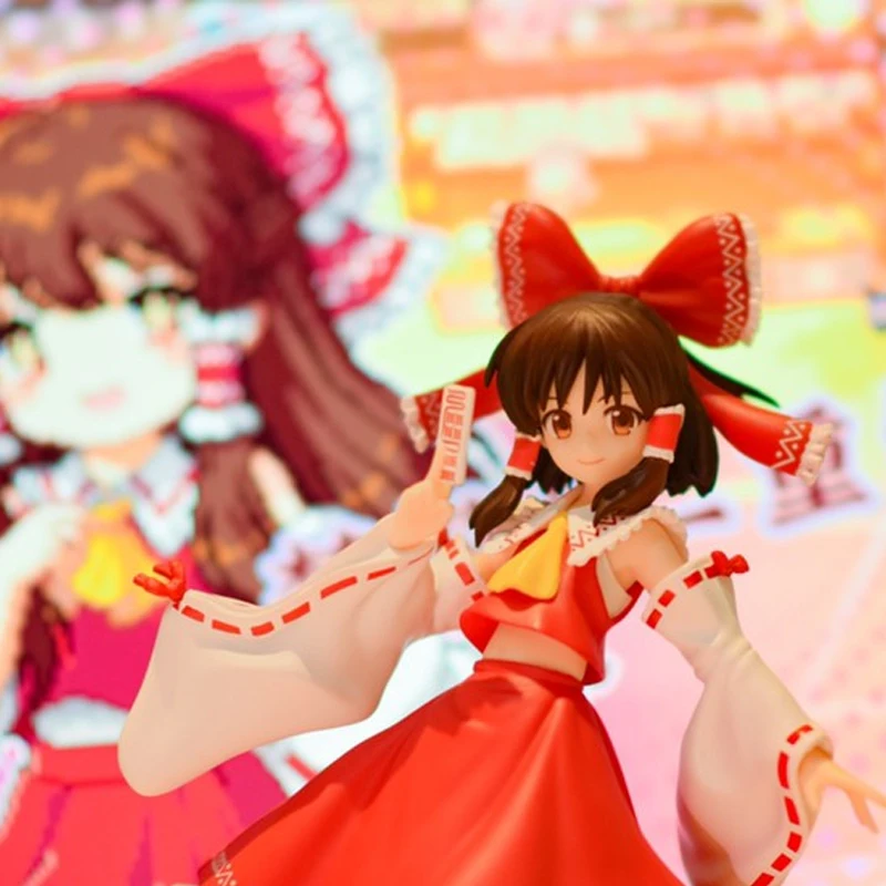 

In Stock Genuine Gsc Pop Up Parade Touhou Project Kirisame Marisa Hakurei Reimu 17cm Model Toy Collectibles Desktop Ornaments