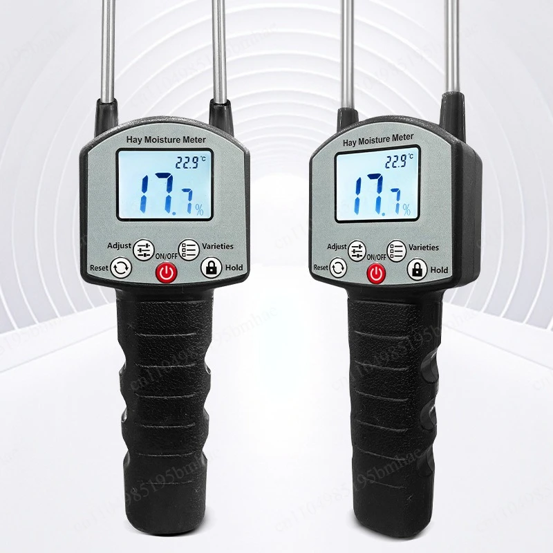 Forage hay moisture meter Portable forage moisture detector Alfalfa grass water meter