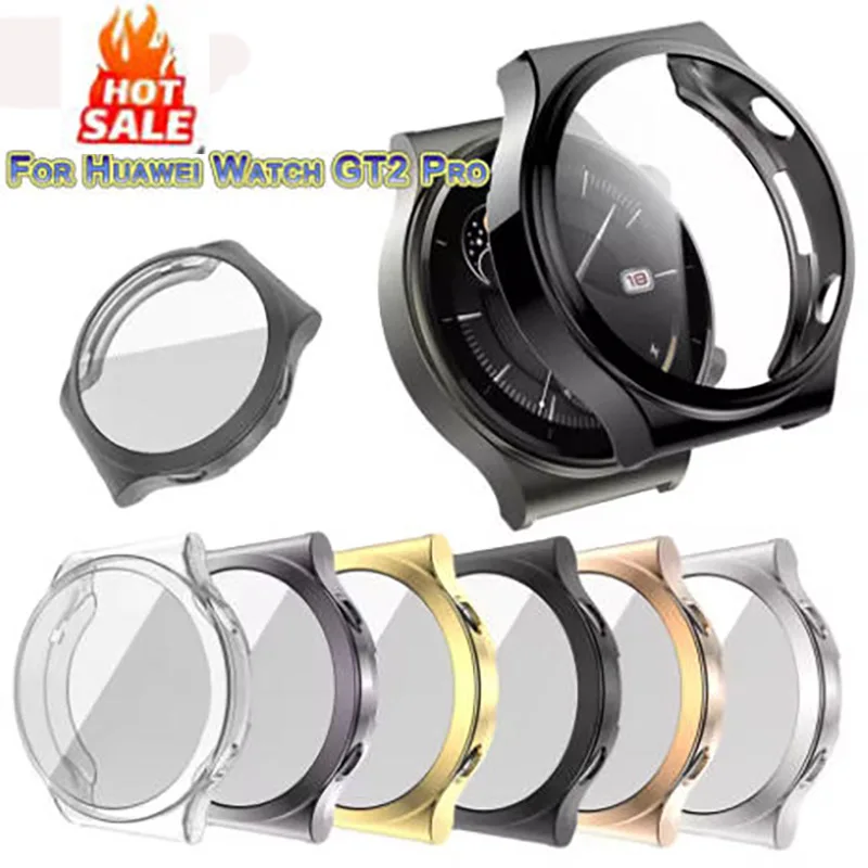 New Soft-Plated All-Around Screen Ultra-Thin Protective Film TPU Protective Cover Case Suitable For Huawei Watch GT2 Pro