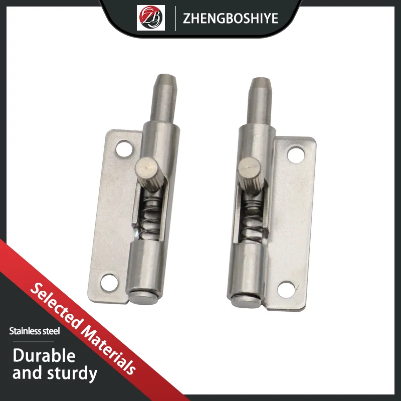 304 Stainless Steel Door Latch Hinge Commercial Retractable Detachable Iron Door Automatic Spring Hinge