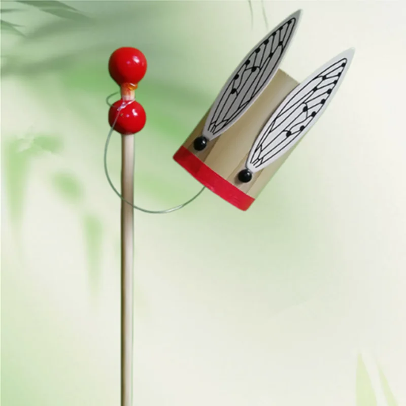 DIY handmade bamboo products toys - bamboo cicadas making chirping sounds, educational and nostalgic toys for students