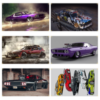 90X150cm Highthorsepower Modified Super Racing Car Flag Polyester Printed Garage Decoration Banner Tapestry