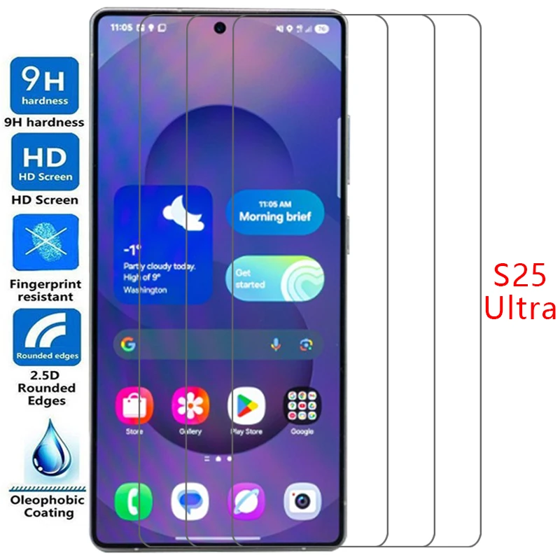 phone case for samsung galaxy s25 ultra tempered glass on samsungs25 galaxys25 s 25 25s s25ultra ultr 5g back cover 360 samsumg