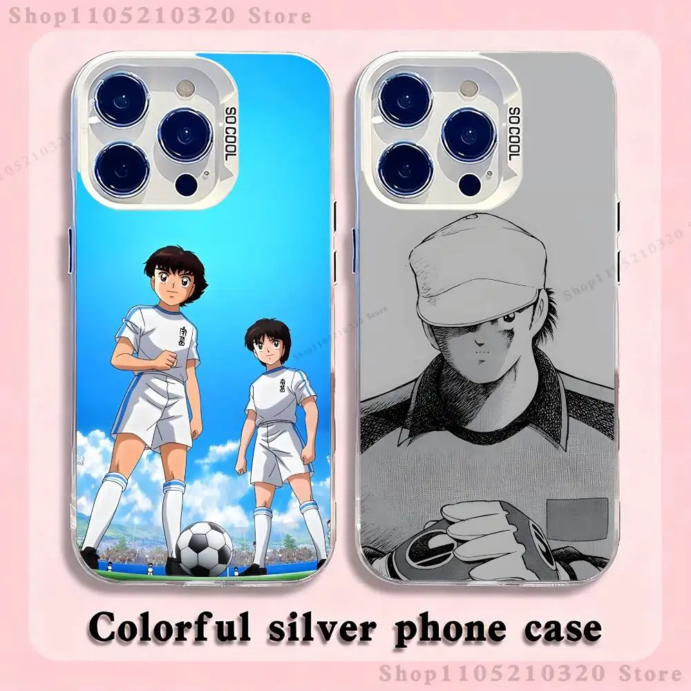 

C-Captain T-Tsubasa Phone Case For iPhone 17,16,15,14,13,12,11,Pro,Max,Plus,Mini,XS,SE Anti Fall White Matte Hard Bumper
