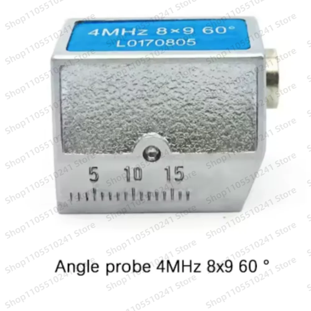 Ultrasonic Flaw Detector Angle Beam Probe 4MHz 8X9 Multi Angle UT Transducer For Steel Weld NDT Inspection