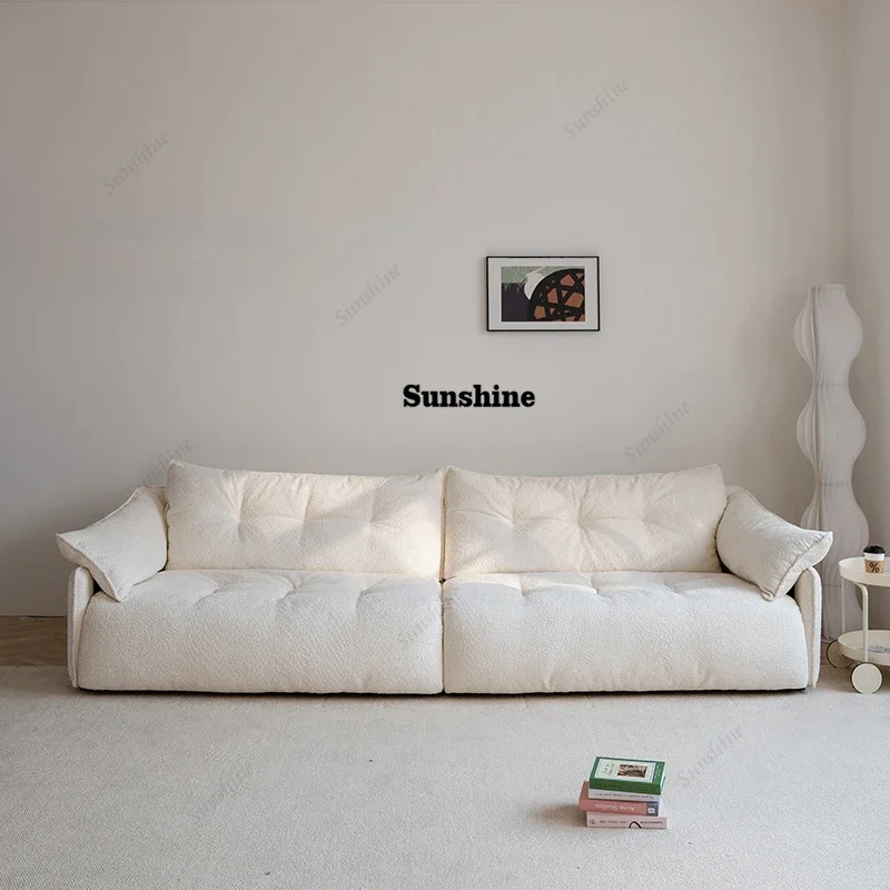 White Individual Living Room Sofas Recliner Sectional Minimalist Living Room Sofas Bedroom Cute Sillon Cama Trendy Furniture  FT