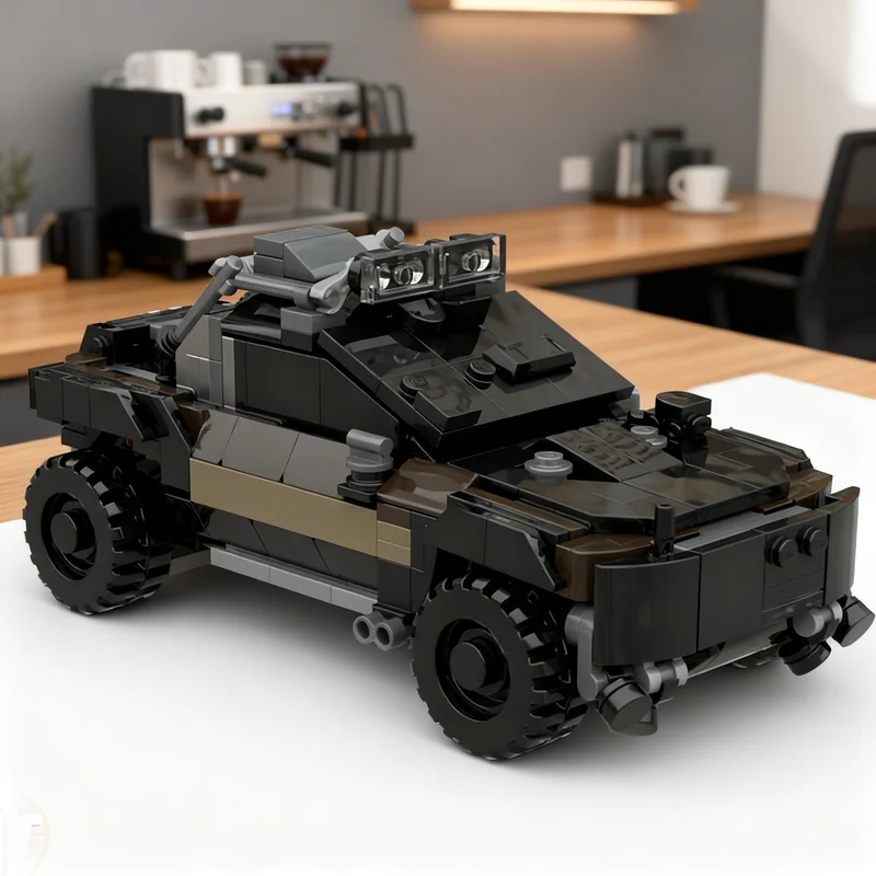 

512pcs MOC Cyberpunk Thorton Colby Little Mule City Champions Model Building Blocks Construction Toy Christmas Gifts Brick Kids