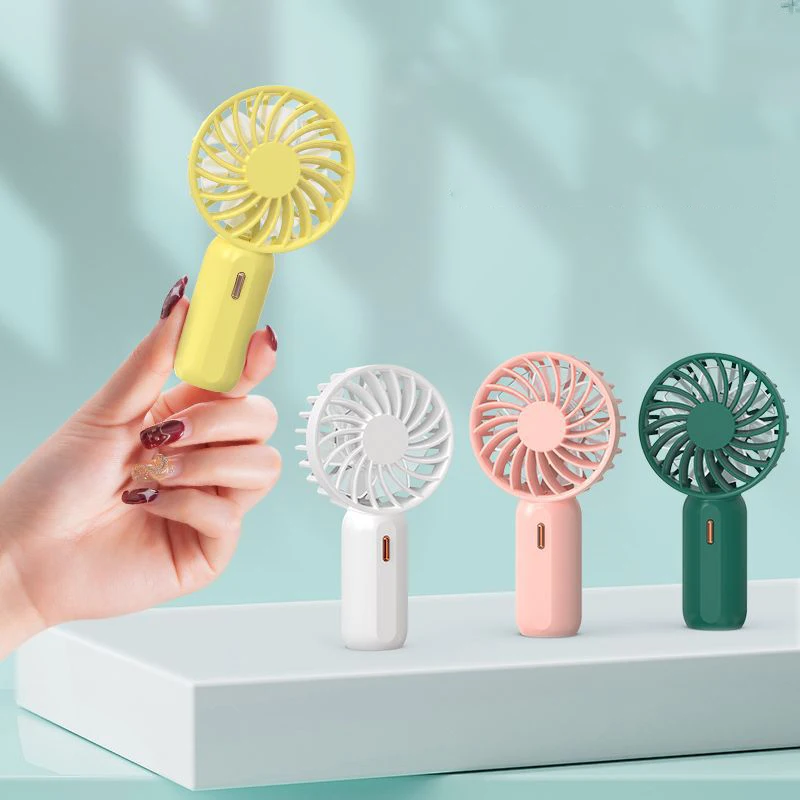 

Mini Fan Usb Rechargeable Pocket Fan Small Size Handheld Portable Fans For Child And Lady Three-Speed Brushless Turbo Air Cooler